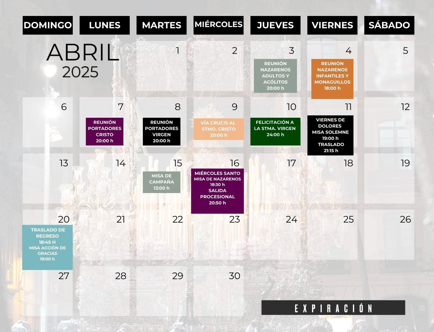 Agenda Abril