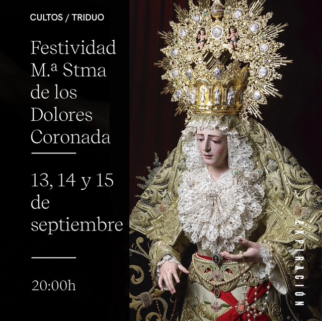 Festividad María Santísima de los Dolores Coronada
