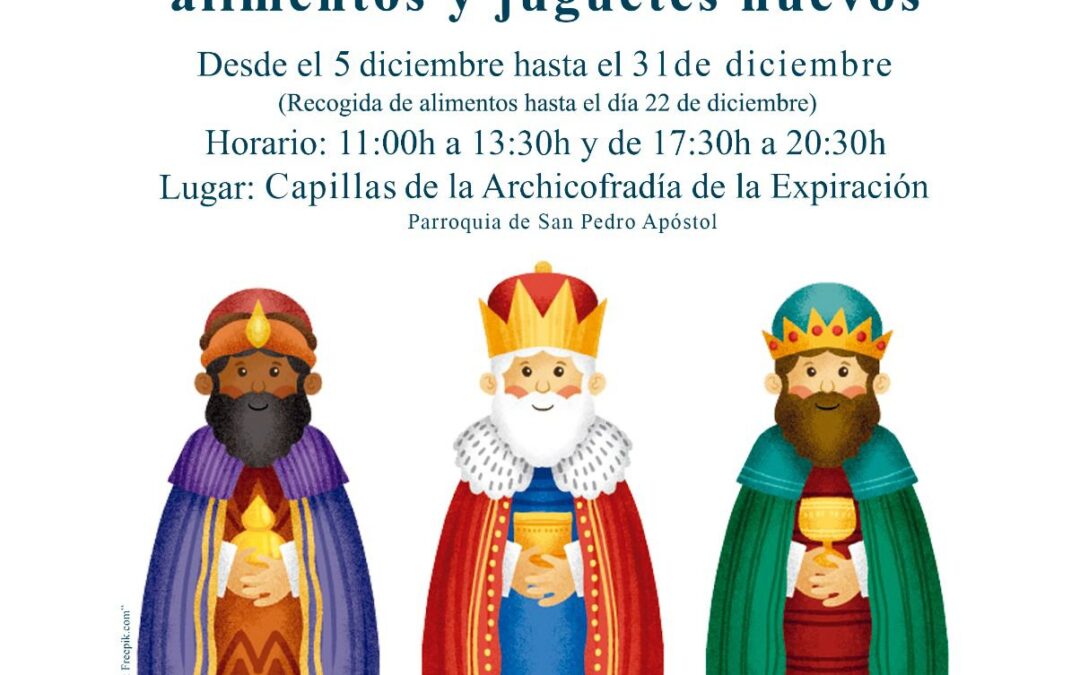 CAMPAÑA DE RECOGIDA DE ALIMENTOS Y JUGUETES