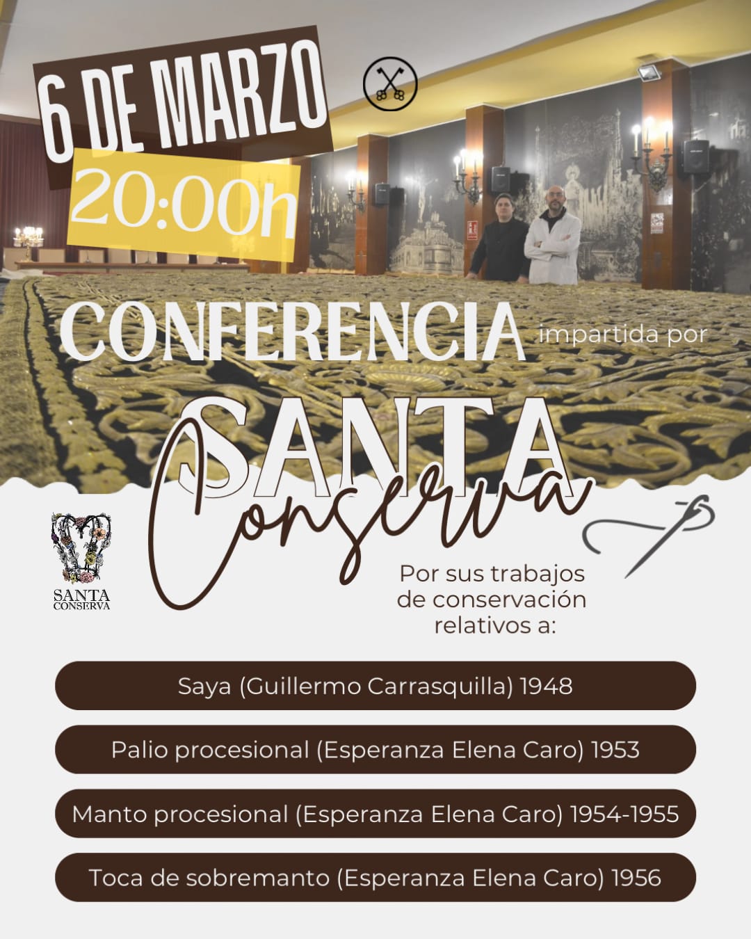 CONFERENCIA IMPARTIDA POR SANTA CONSERVA