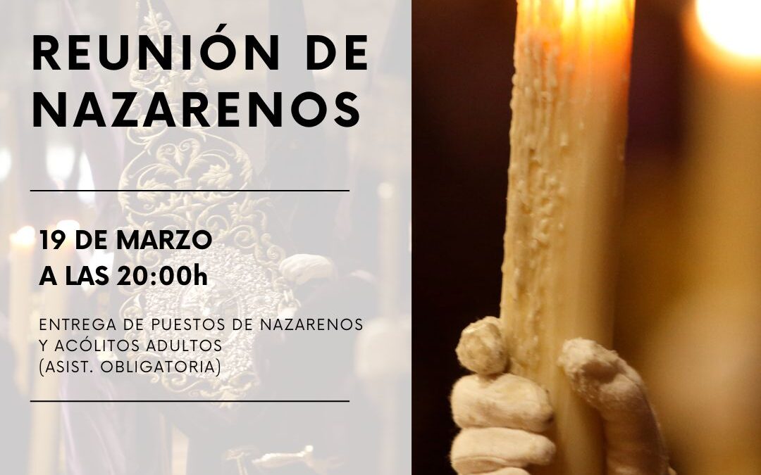 REUNIÓN DE NAZARENOS
